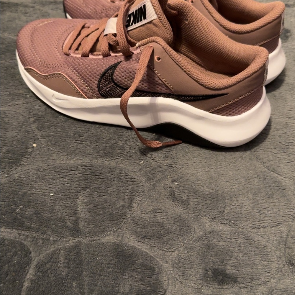Nike Tan and White Athletic Shoes
